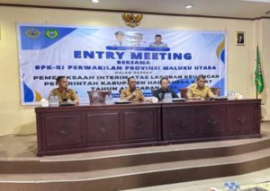 BPK RI Mulai Pemeriksaan APBD Halmahera Barat, James Uang Ingatkan OPD Tetap Siaga