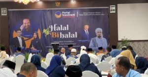 Halal Bihalal NasDem Malut, Jakfar Sidik Ajak Kader Move On dari Politik Elektoral