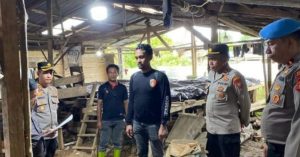 Polres Halsel Sikat Tambang Emas Ilegal, 57 Tromol Disegel