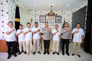 Gerindra Malut Kunjungi Polda, Bahas Keamanan dan Tambang Ilegal