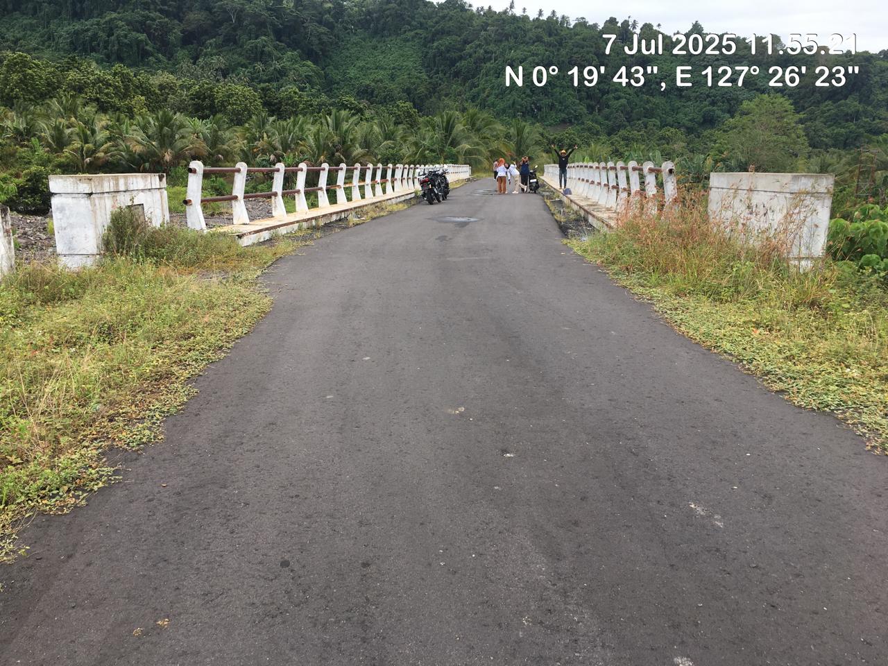 Jalan dan jembatan di pulau Makian