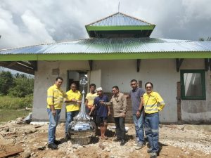 NHM Bangun Ulang Masjid Al Ikhlas, Warga Sambut Antusias”