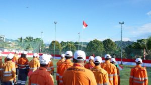 Semangat Nasionalisme Warnai Peringatan HUT ke-80 RI di Tambang Emas Gosowong