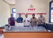 Polisi Gerebek Peredaran Cap Tikus, 85 Botol Diamankan di Ternate Selatan