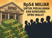 Rp54 Miliar untuk Perjalanan dan Konsumsi DPRD Malut: Ketika Anggaran “Jalan-Jalan” Mengalahkan Kepentingan Publik