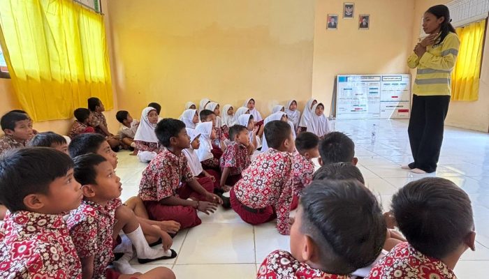 Tingkatkan Literasi Mitigasi Bencana, NHM Peduli Sosialisasi ke SD Inpres Samsuma