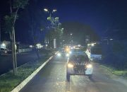 Polres Halteng Gelar Patroli “Blue Light Berperisai Cahaya”, Jaga Keamanan Malam Warga Weda