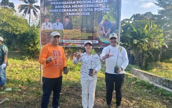 Komitmen Hijau NHM: 400 Bibit Warnai Hari Gerakan Sejuta Pohon di Halut