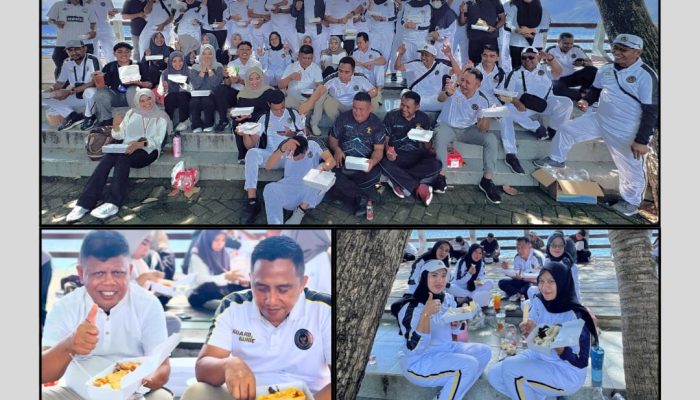 Bangun Kebersamaan, Said Mahdar Pimpin Makan Bersama Kanwil Ditjenpas Malut