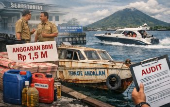 Anggaran BBM Rp1,5 Miliar Dishub Ternate Disorot, Dipakai Sewa Speedboat Meski Armada Rusak
