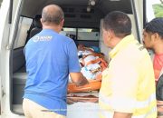 Helikopter NHM Peduli Evakuasi Pasien dari Halmahera Utara ke Manado