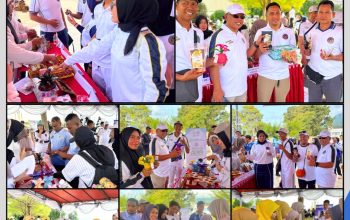 Jajaran Ditjenpas Malut Gelar Jalan Sehat dan Bazar Sambut HBP ke-62