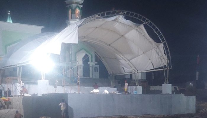 Kontrak Masih 9 Hari, Acara Tinggal 2 Hari: Panggung MTQ Dikebut, Tukang Dipaksa Lembur