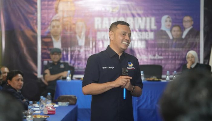 Willy Aditya Suntik Spirit Baru di Rakorwil NasDem Malut, Mesin Partai Dipacu Bergerak dari Basis Rakyat
