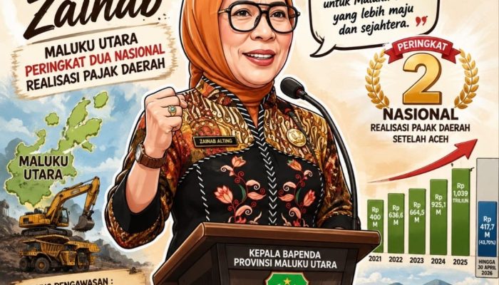 Sinergi Pemprov dan DPRD Dongkrak PAD Maluku Utara, Bapenda Tuai Apresiasi