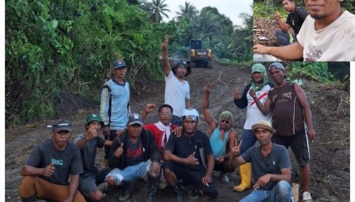 Puluhan Tahun Menunggu, Warga Malifut Bangun Sendiri Jalan Tani Panaburu yang Terabaikan