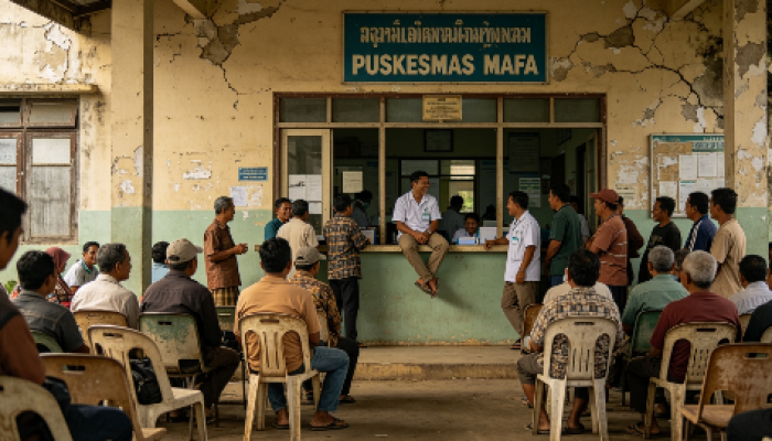 Pelayanan Buruk & Fasilitas Rusak, KNPI Halsel Minta Bupati Evaluasi Puskesmas Mafa