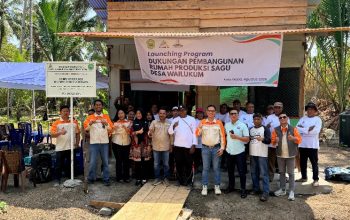 Tumbuh Bersama, Berkarya Bersama: PT Position Serahkan Rumah Produksi Sagu, Langkah Nyata Mandirikan Ekonomi Lokal