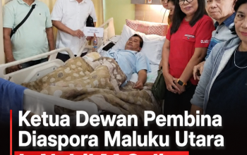 Ketua Dewan Pembina Diaspora Maluku Utara Ir Nabil M Salim Lakukan Kunjungan Kasih ke Warga yang Dirawat di Jakarta
