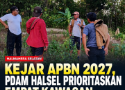 Kejar APBN 2027, PDAM Halsel Prioritaskan Empat Kawasan untuk Perkuat Infrastruktur Air Bersih