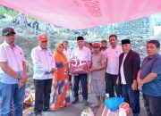 Rumah Hangus, Nasri Abubakar Hadir Bawa Bantuan  dan Ikut Tanggung Biaya Atap Secara Pribadi