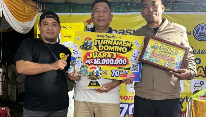 Turnamen Domino Basecamp Alun-Alun 2026 Resmi Berakhir, Easybook Berikan Hadiah Total Rp40 Juta